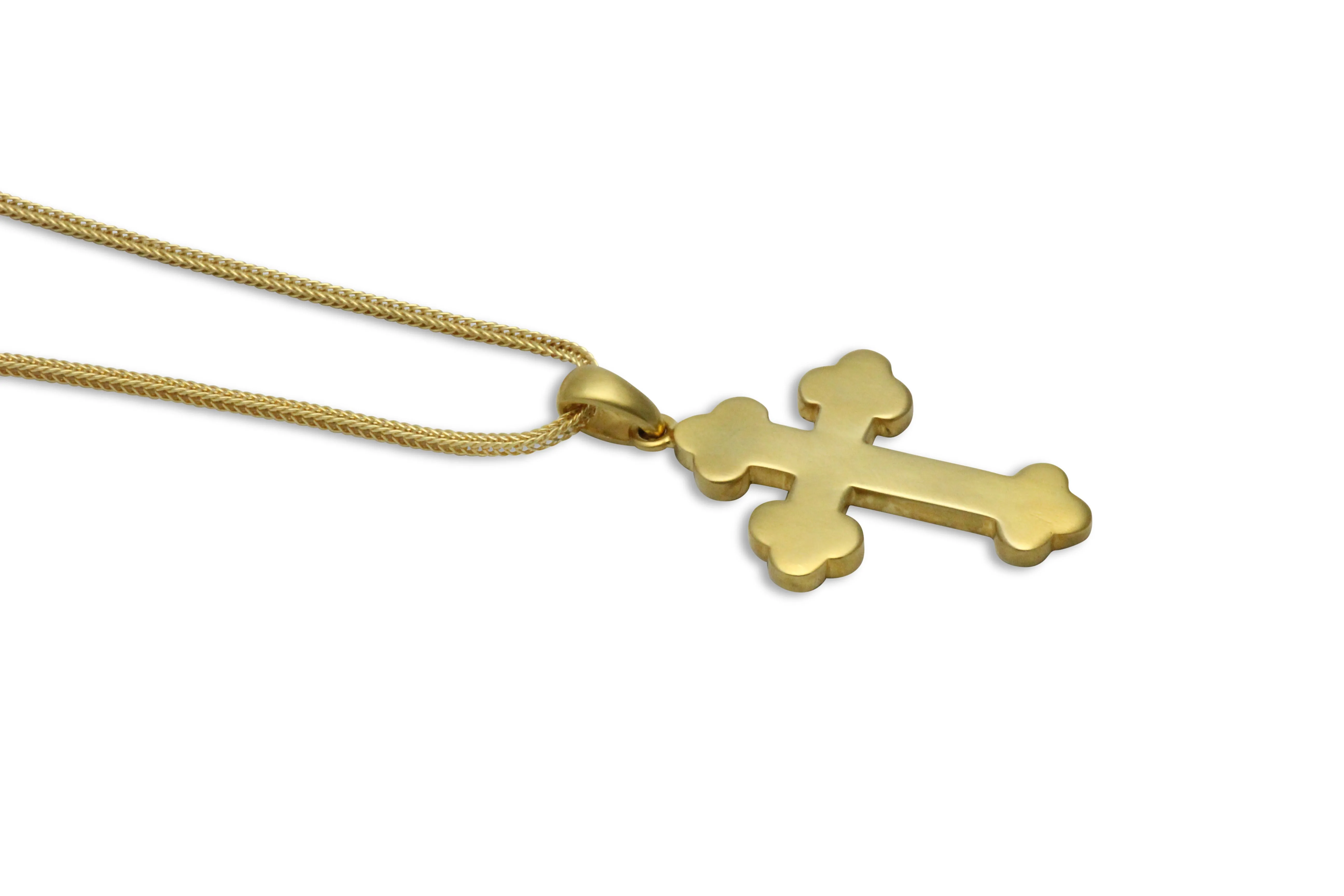 A Walk By Faith Greek Orthodox Gold Cross