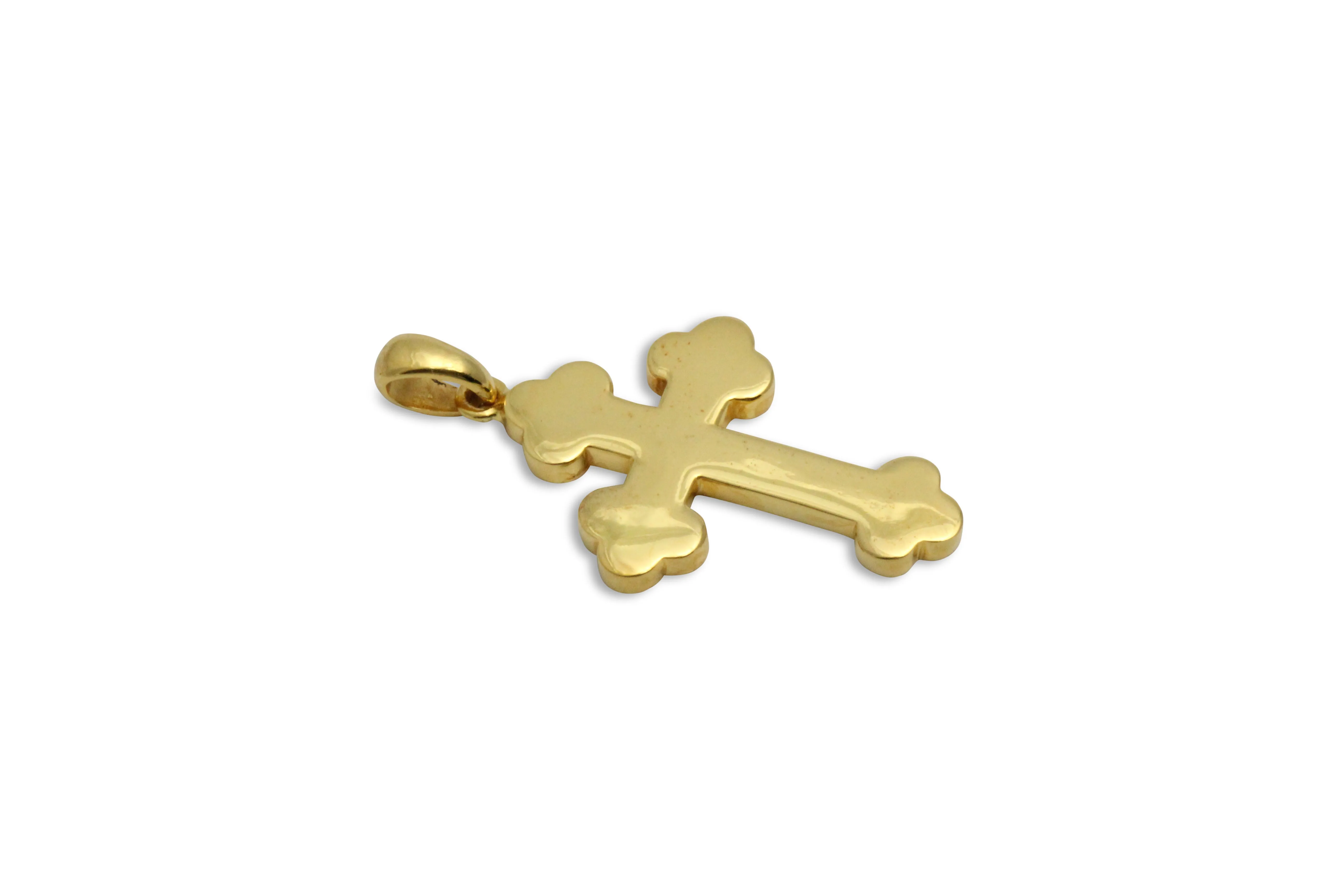 A Walk By Faith Greek Orthodox Gold Cross