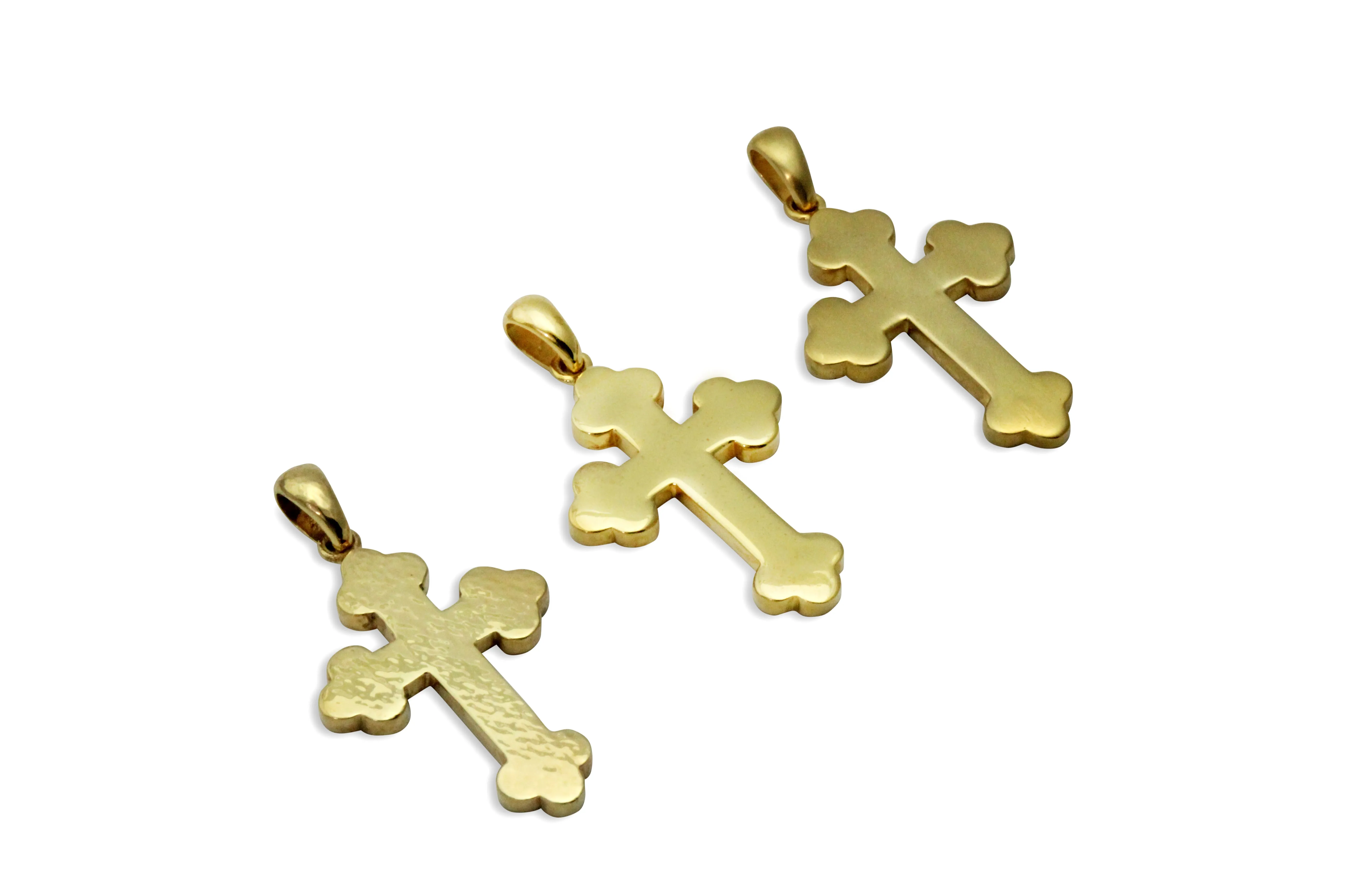 A Walk By Faith Greek Orthodox Gold Cross