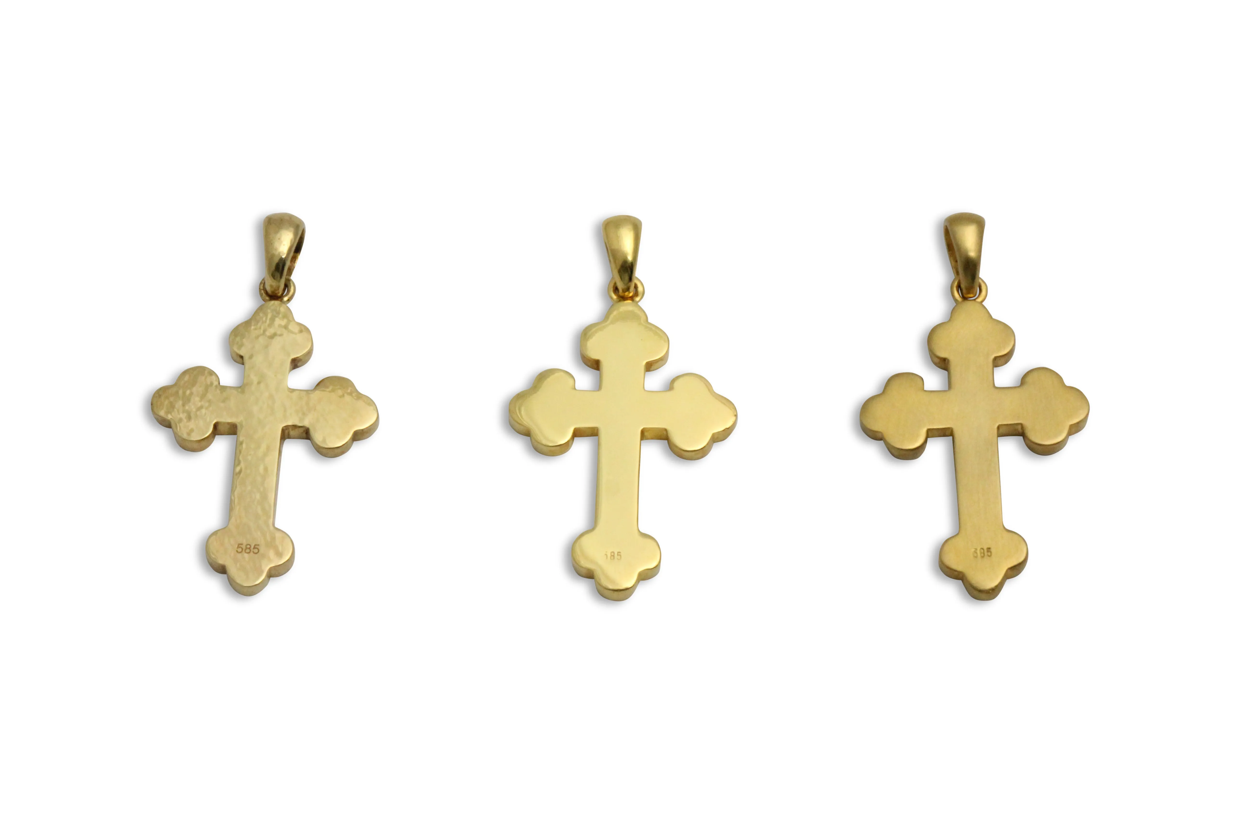 A Walk By Faith Greek Orthodox Gold Cross