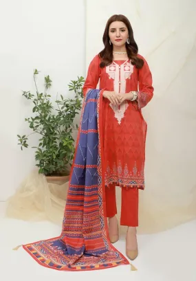 ACE Galleria Digital Embroidered Lawn Unstitched 3pc Suit ACE 12016