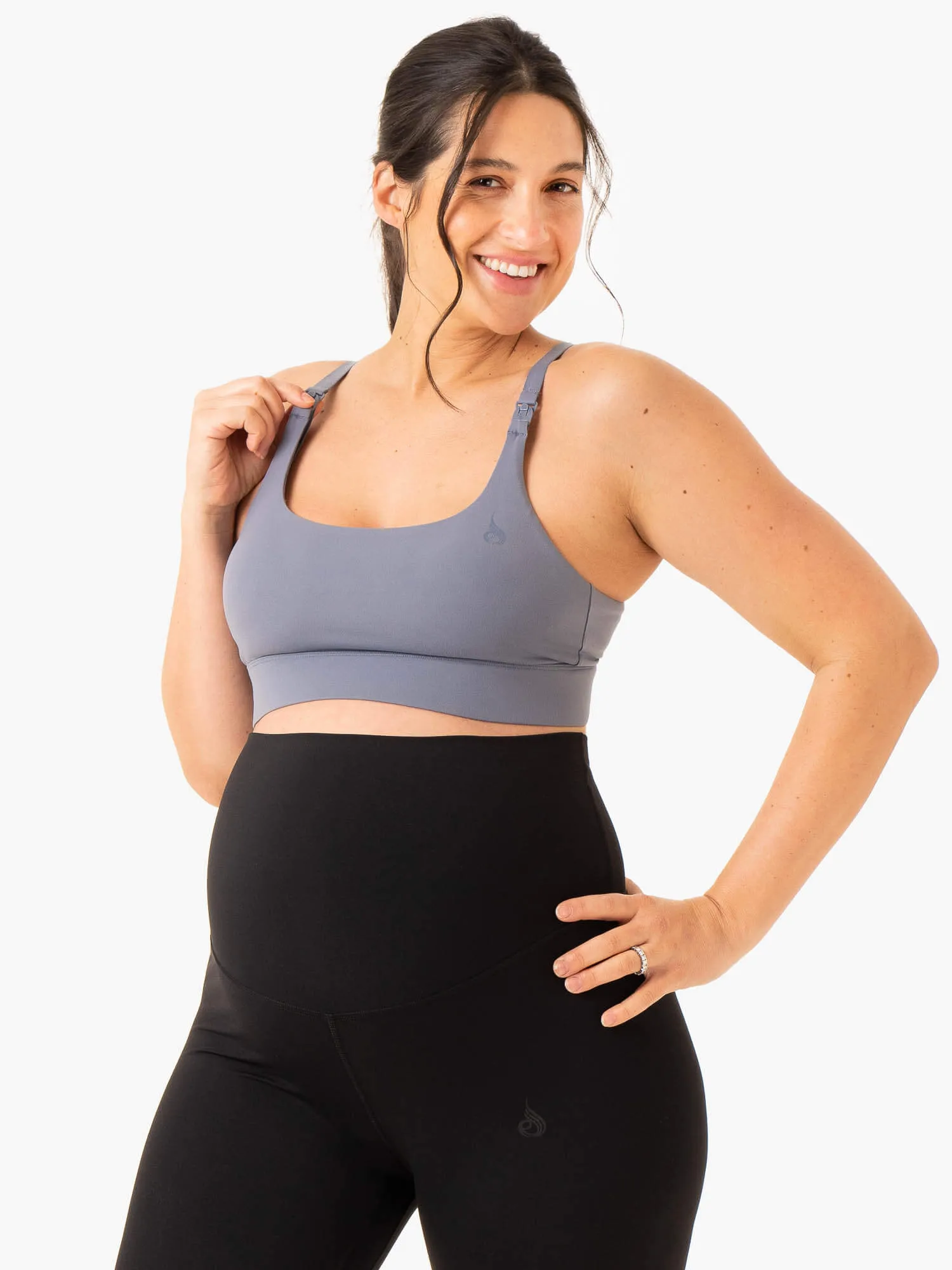 Active Bump Sports Bra - Steel Blue