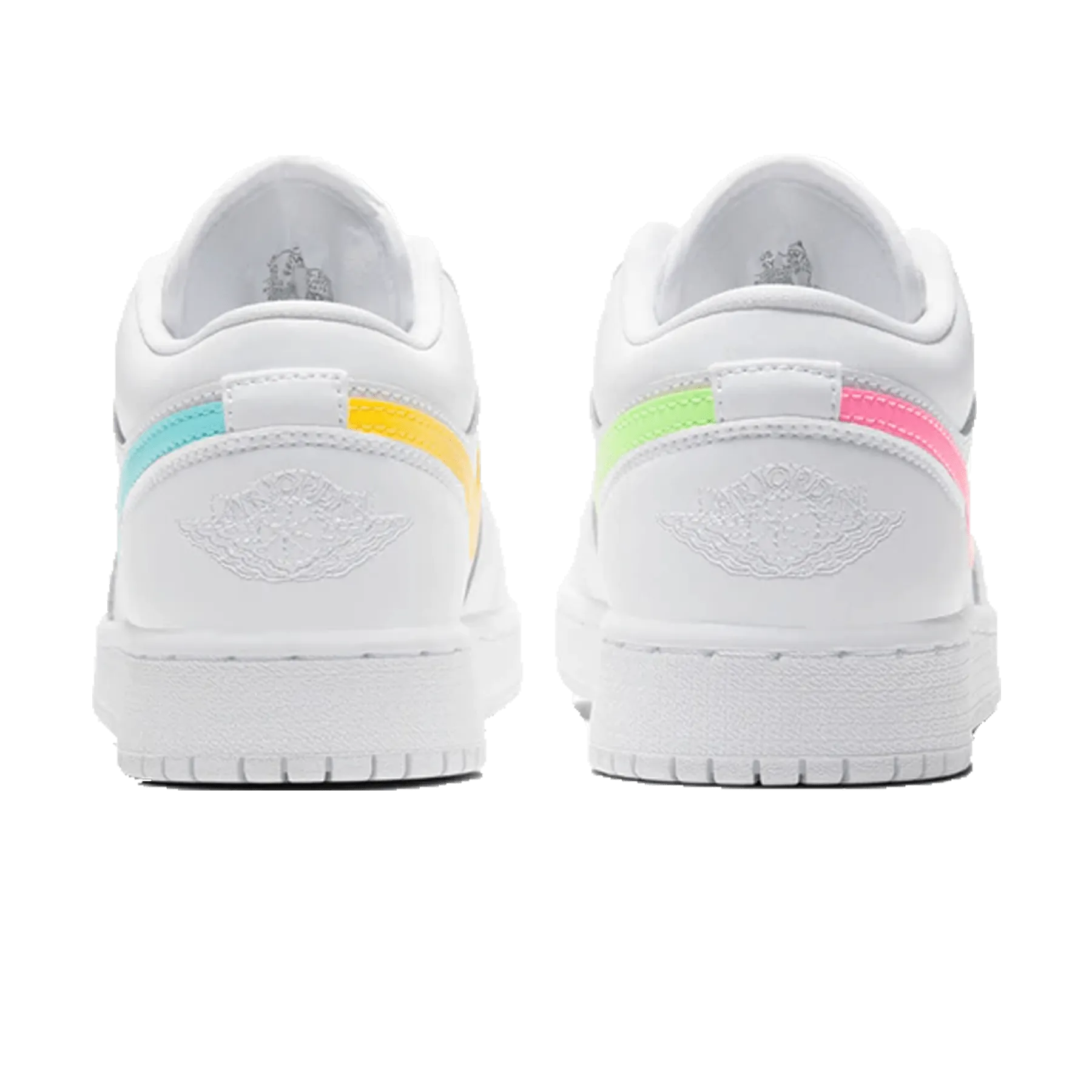 Air Jordan 1 Low GS 'White Neon'