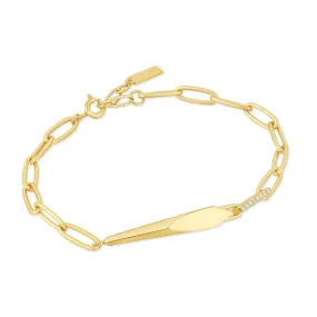 Ania Haie Zoom Gold Geometric Chunky Chain Bracelet