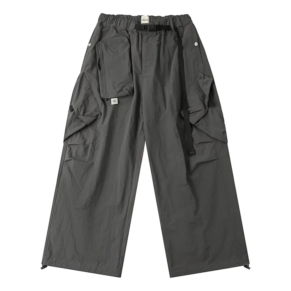 A[S]USL MULTI POCKET BALLOON PANTS-V3-CHARCOAL