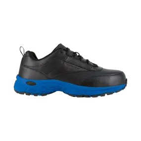 Ateron Steel-Toe Athletic Work Shoe Black/Blue