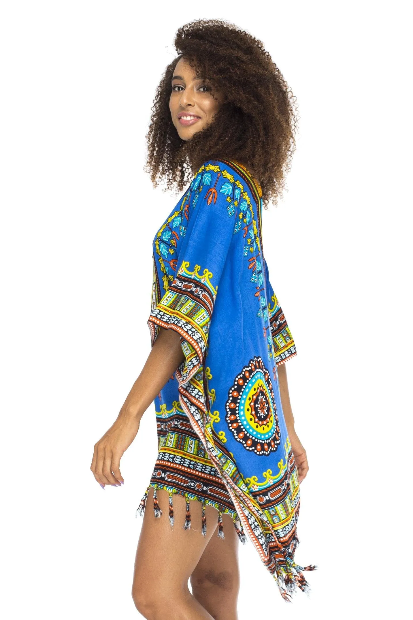 Back From Bali Womens Short Swimsuit Beach Cover Up African Caftan Patterns