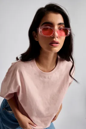 Barely Pink Heavyweight Oversized T-shirt