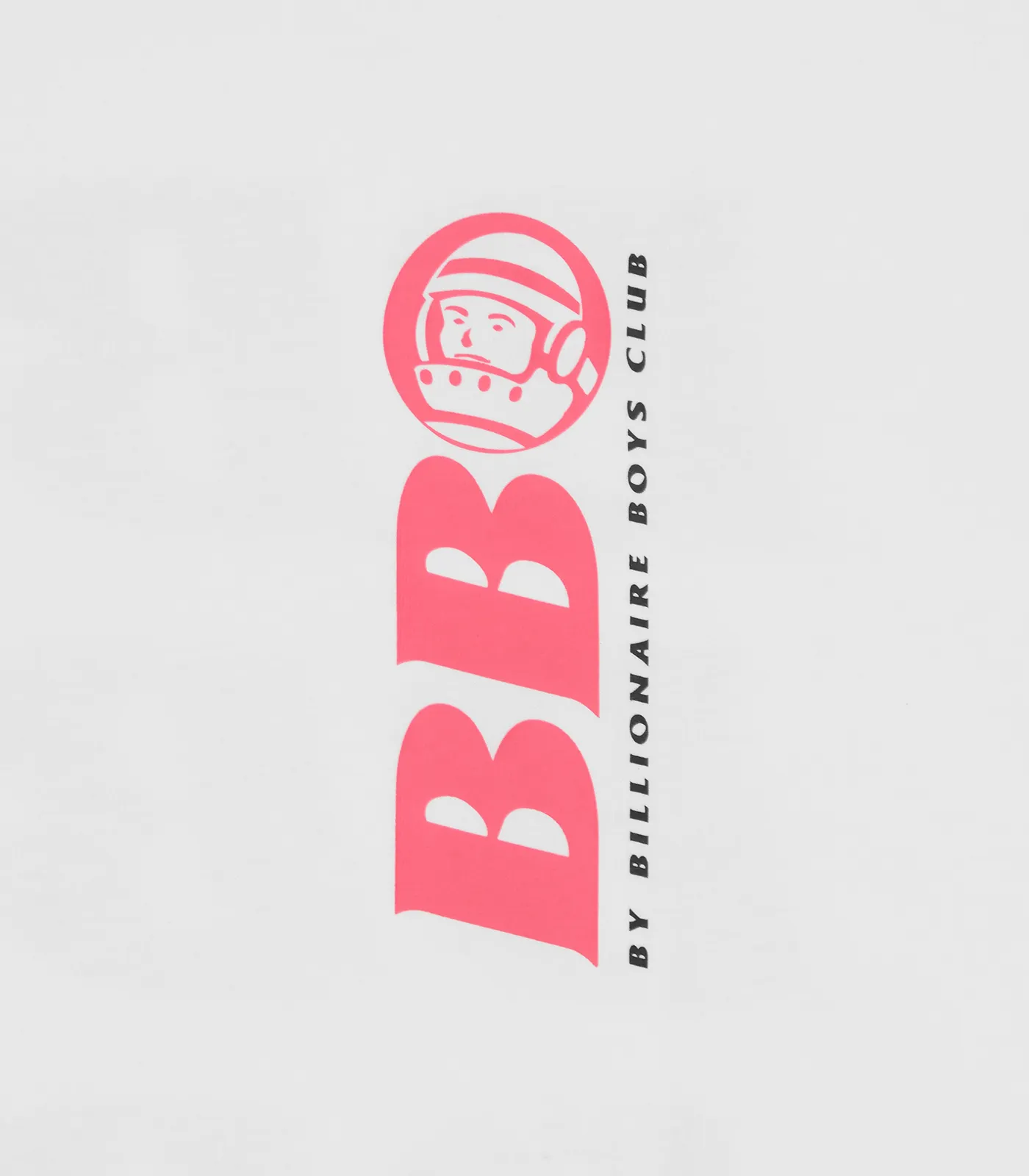 BB ASTRO REPEAT LOGO T-SHIRT - WHITE/PINK LOGO