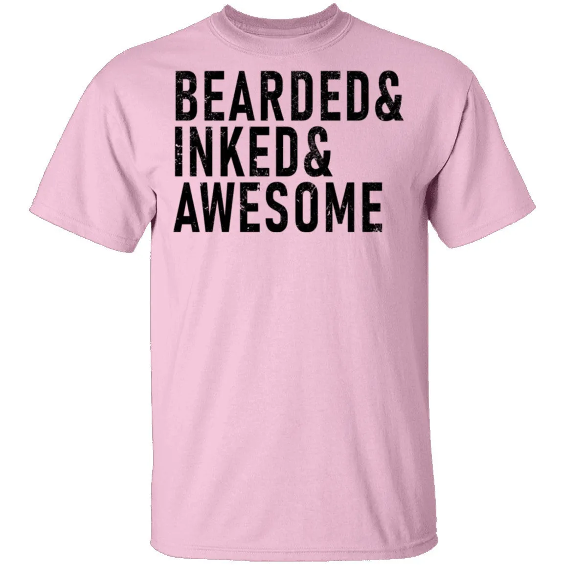 Bearded ' Inked ' Awesome T-Shirt