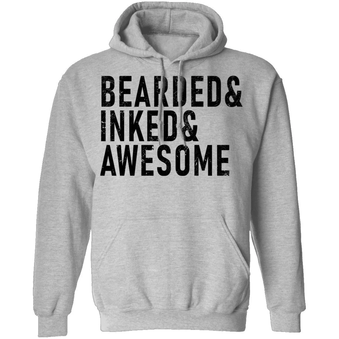 Bearded ' Inked ' Awesome T-Shirt