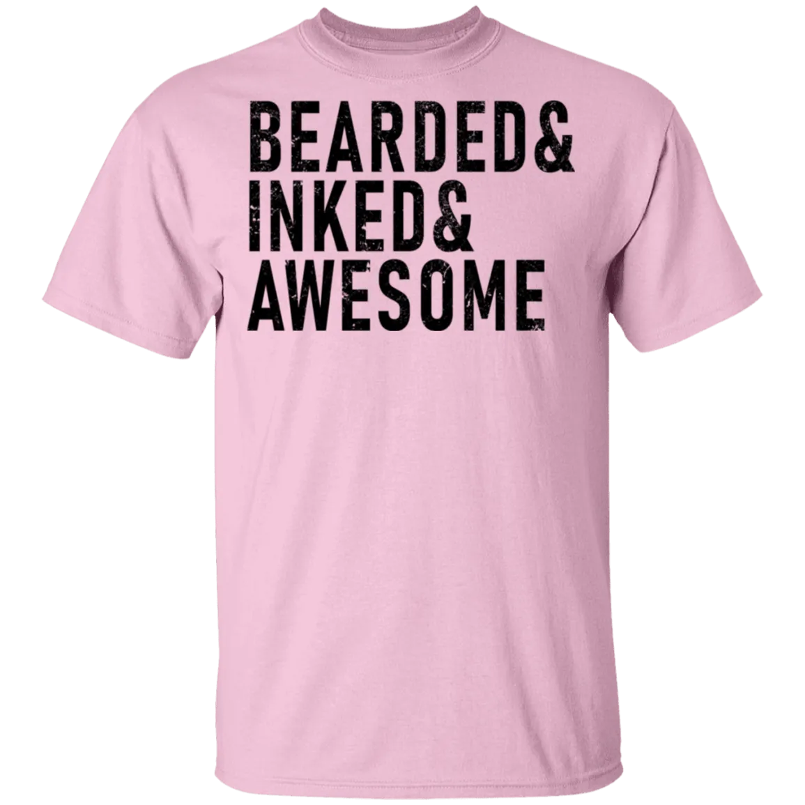 Bearded ' Inked ' Awesome T-Shirt