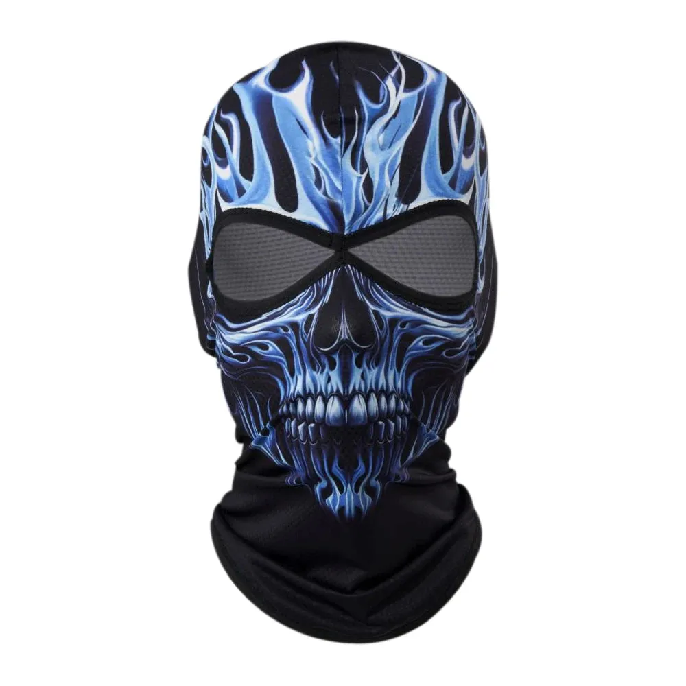 Black Balaclava Ghost Skull Face Mask