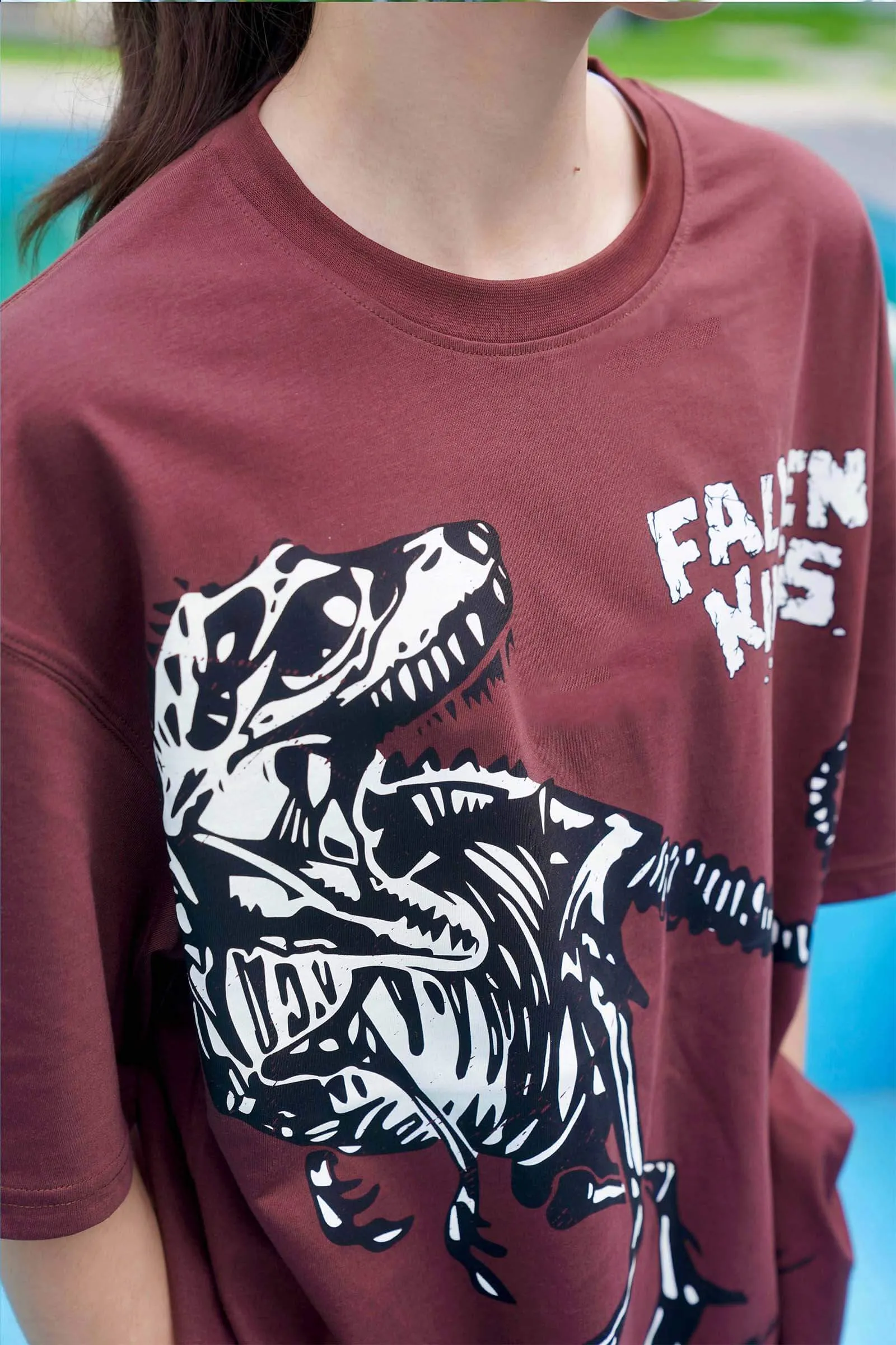 Brown Fallen Kings Oversized T-shirt