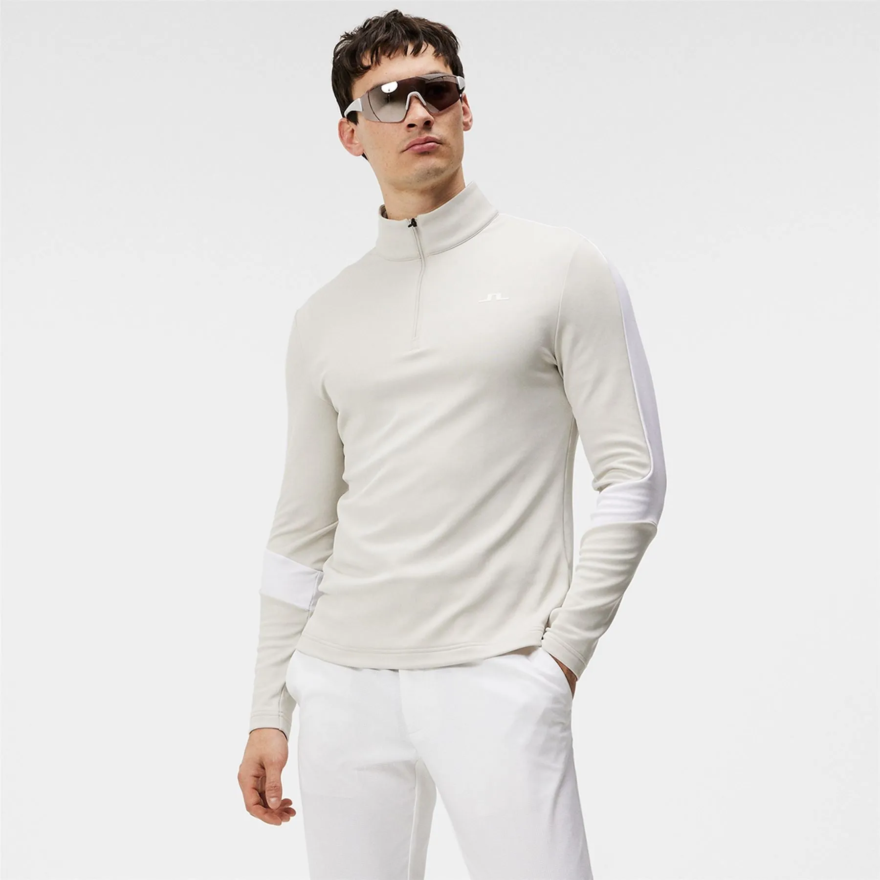 Carl TX Jersey Half Zip Mid Layer Moonbeam - SU24