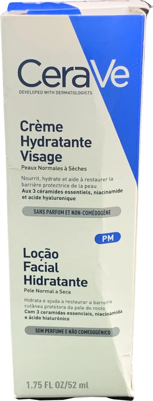 Cerave Pm Facial Moisturising Lotion With Ceramides For Normal 1,75