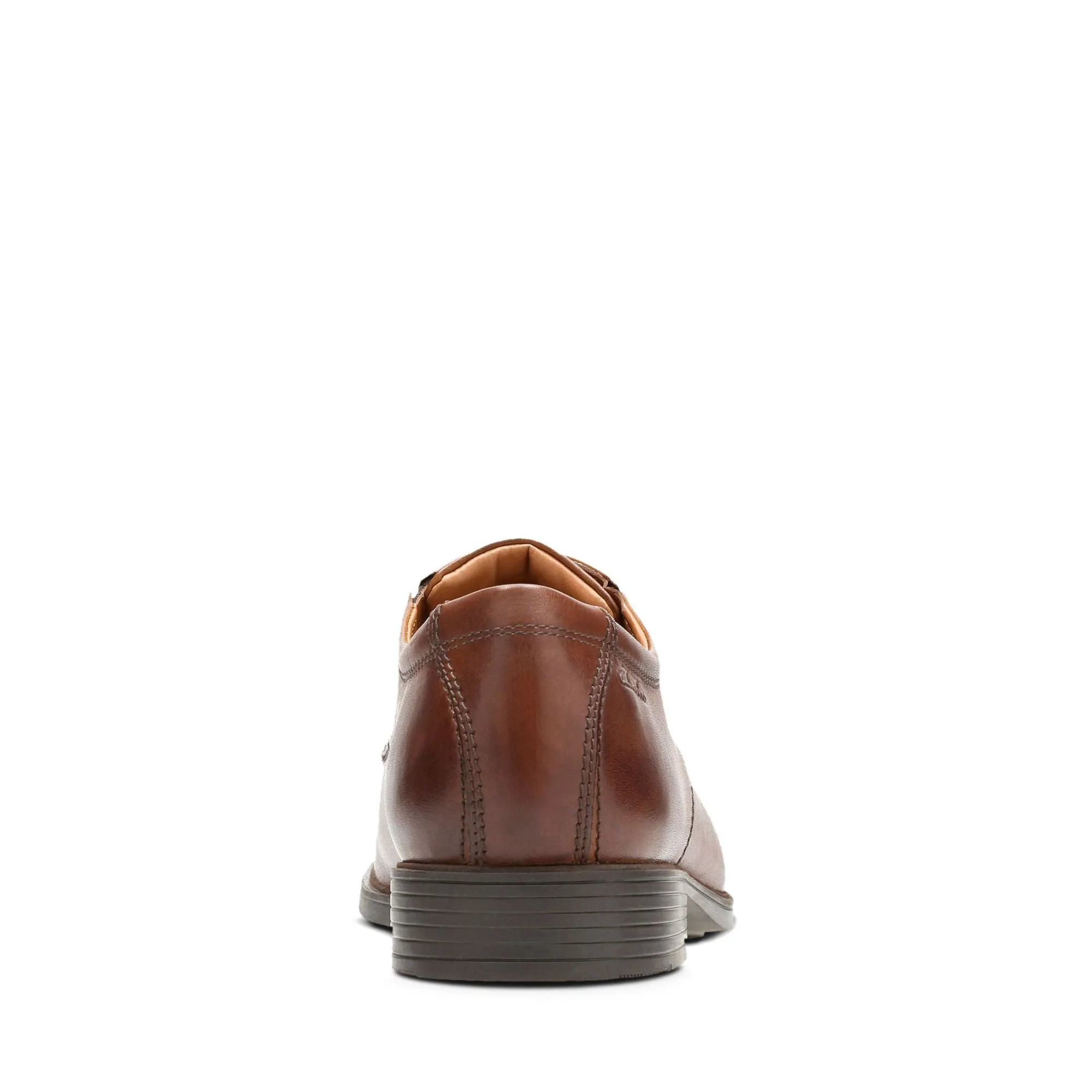 Clarks Tilden Walk Dark Tan Leather