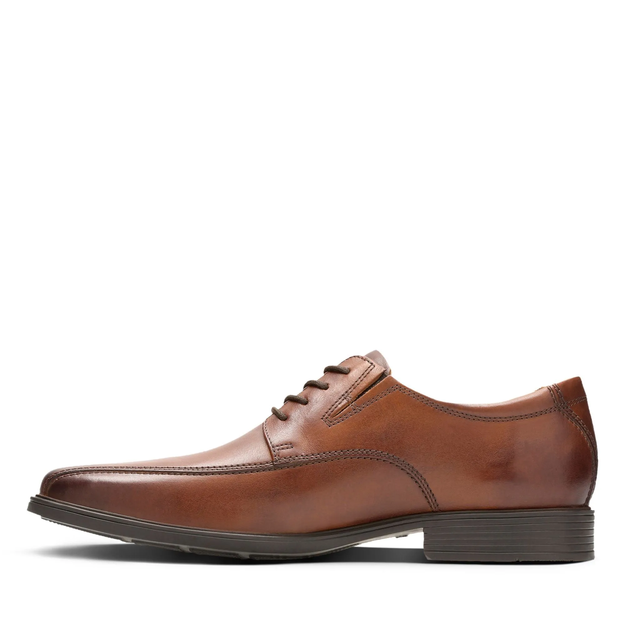 Clarks Tilden Walk Dark Tan Leather