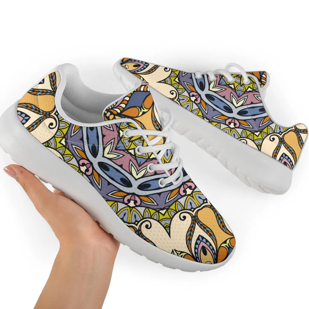 Colorful Mandala Sport Sneakers