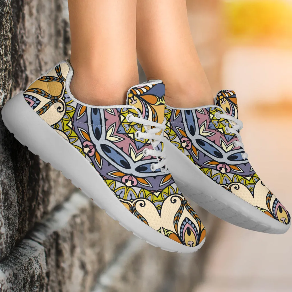 Colorful Mandala Sport Sneakers