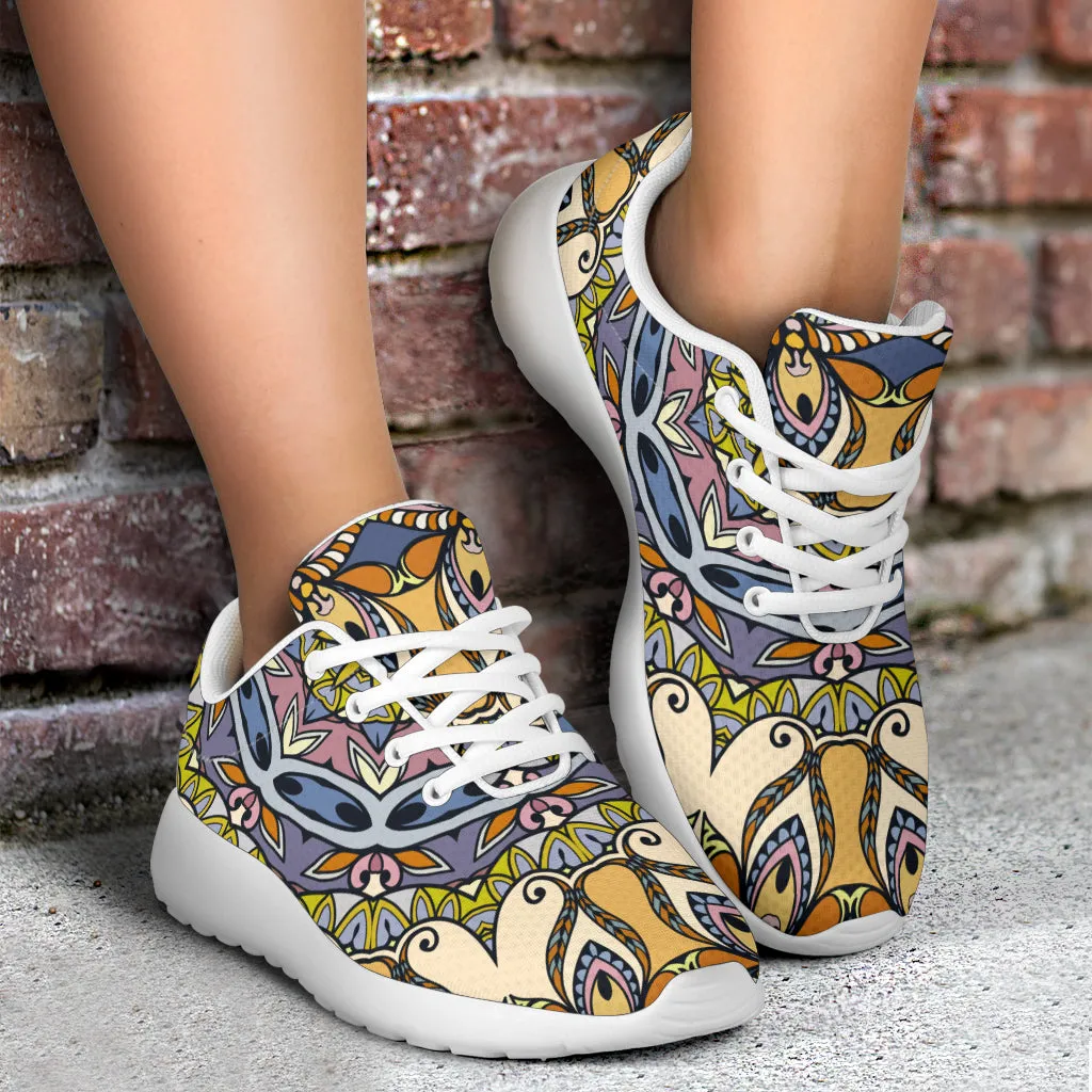 Colorful Mandala Sport Sneakers