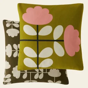 Cut Stem Cushion - Moss Pink