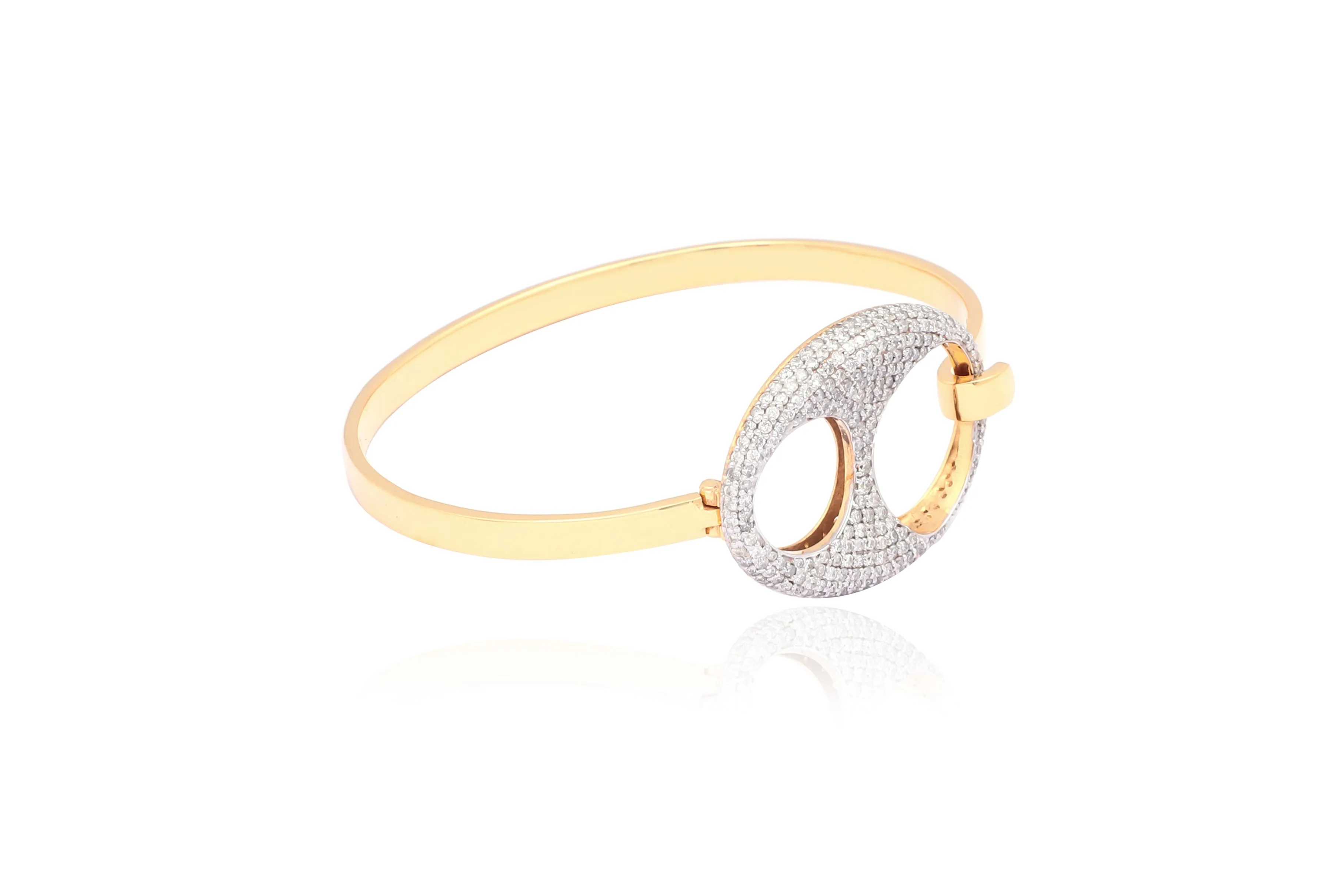 Diamond Dorado Bangle | Gold