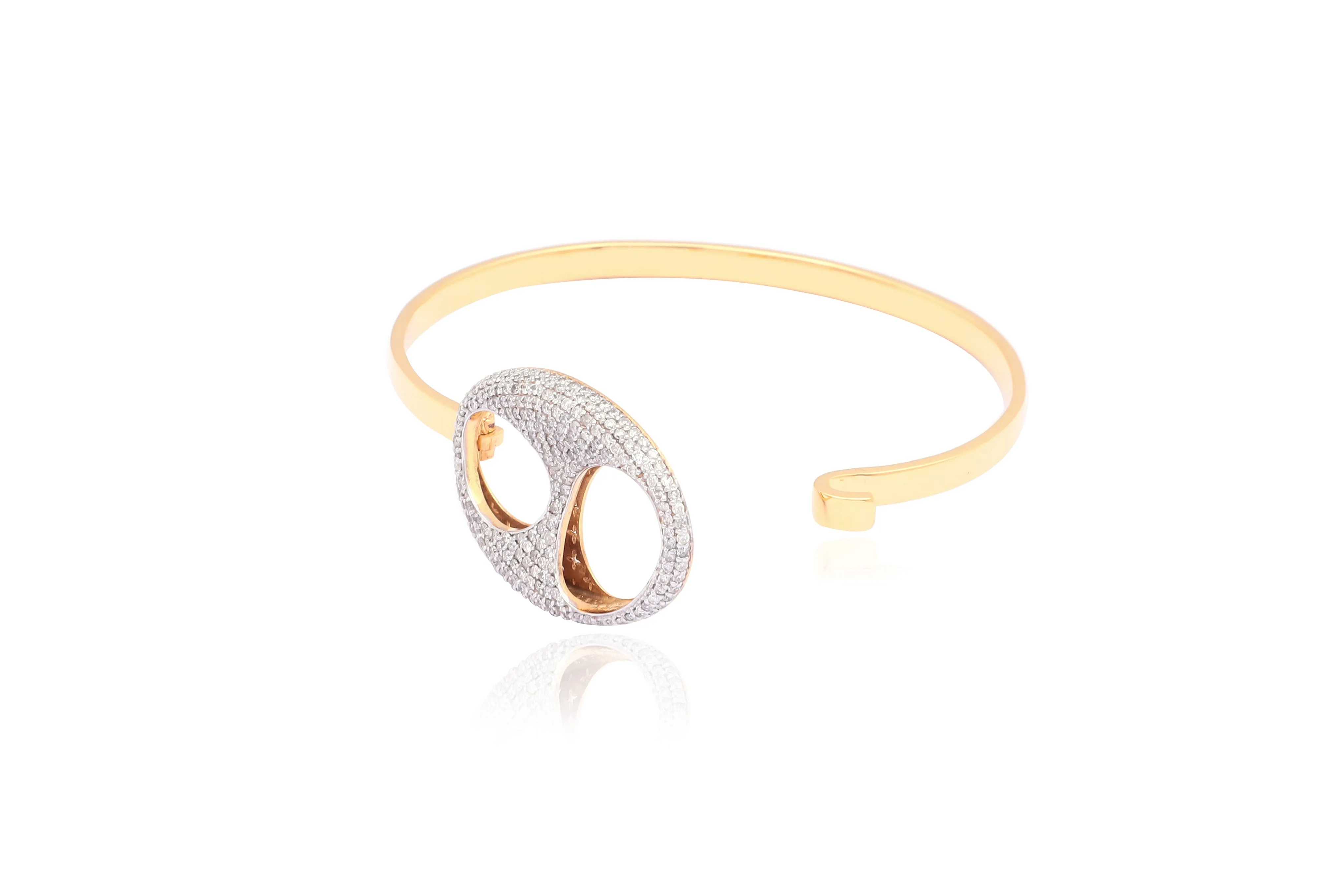 Diamond Dorado Bangle | Gold