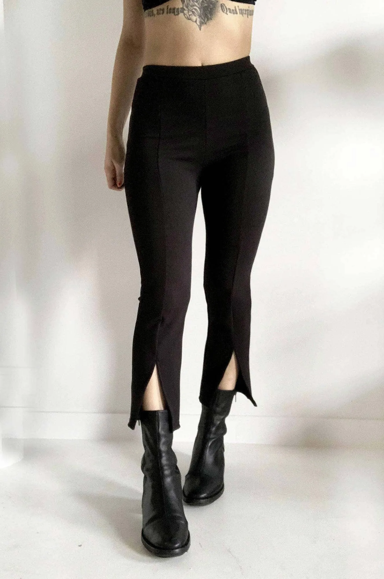 Elise Split Flare Crop Pants