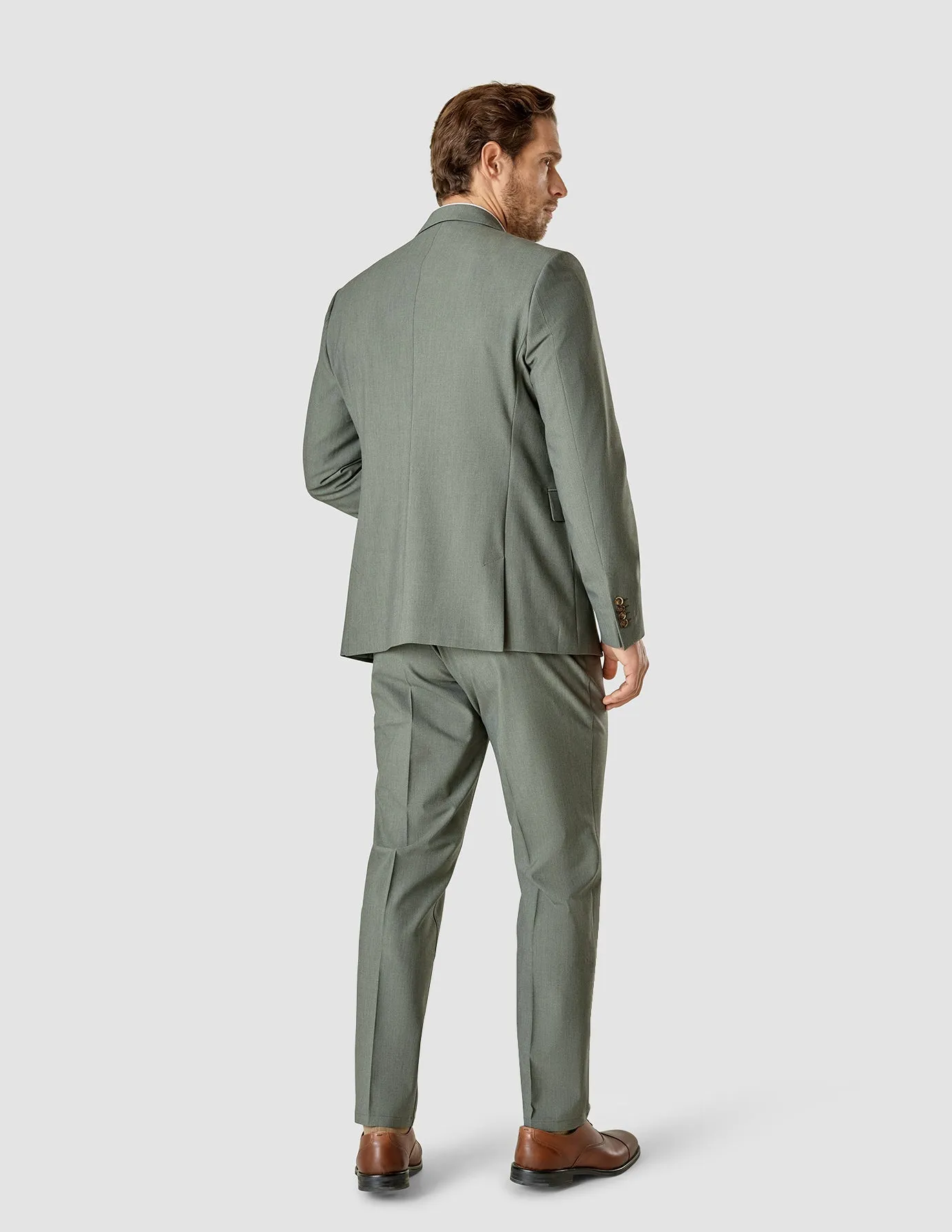 Essential Suit Green Melange