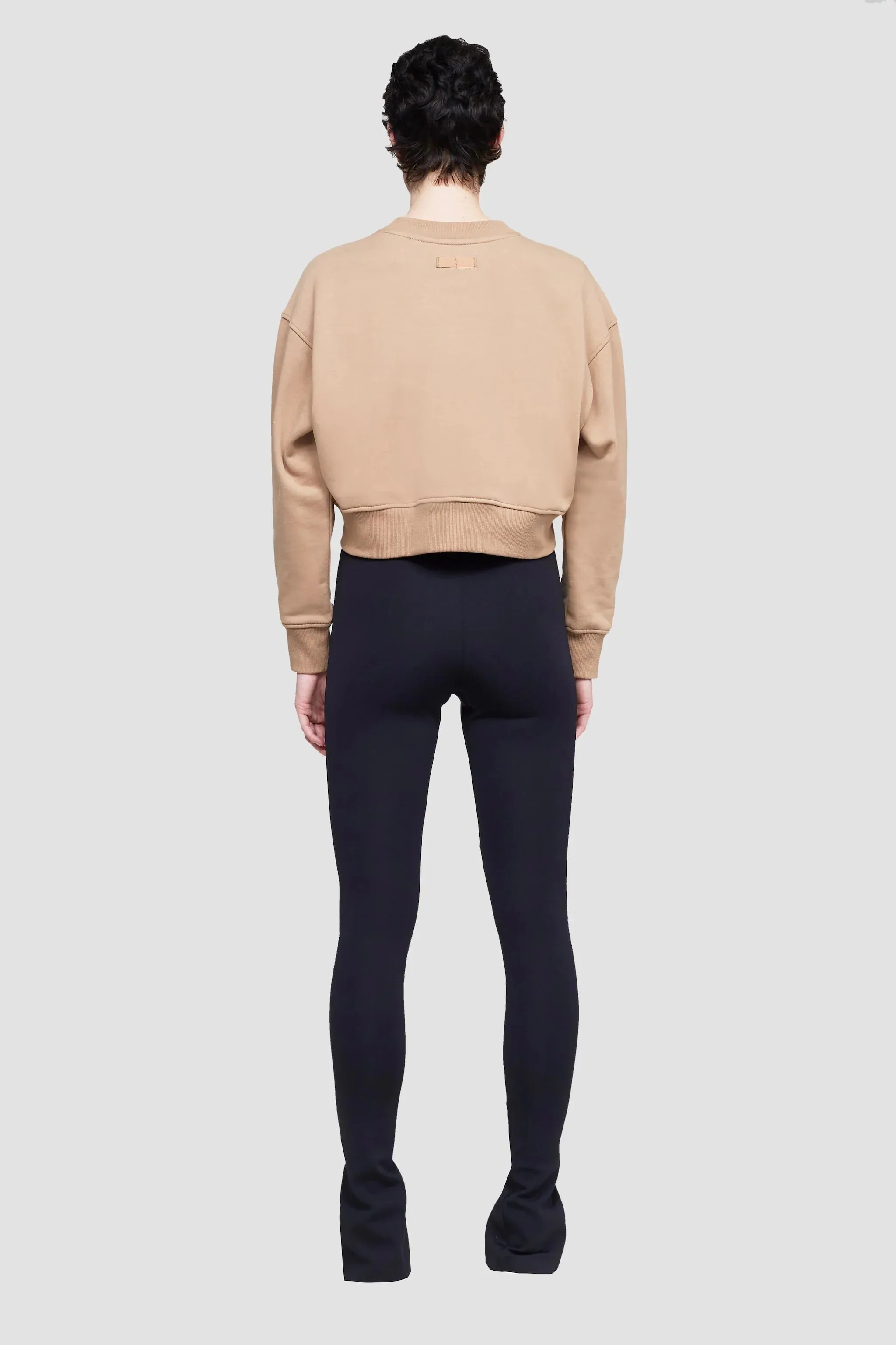 Everyday terry cropped sweatshirt