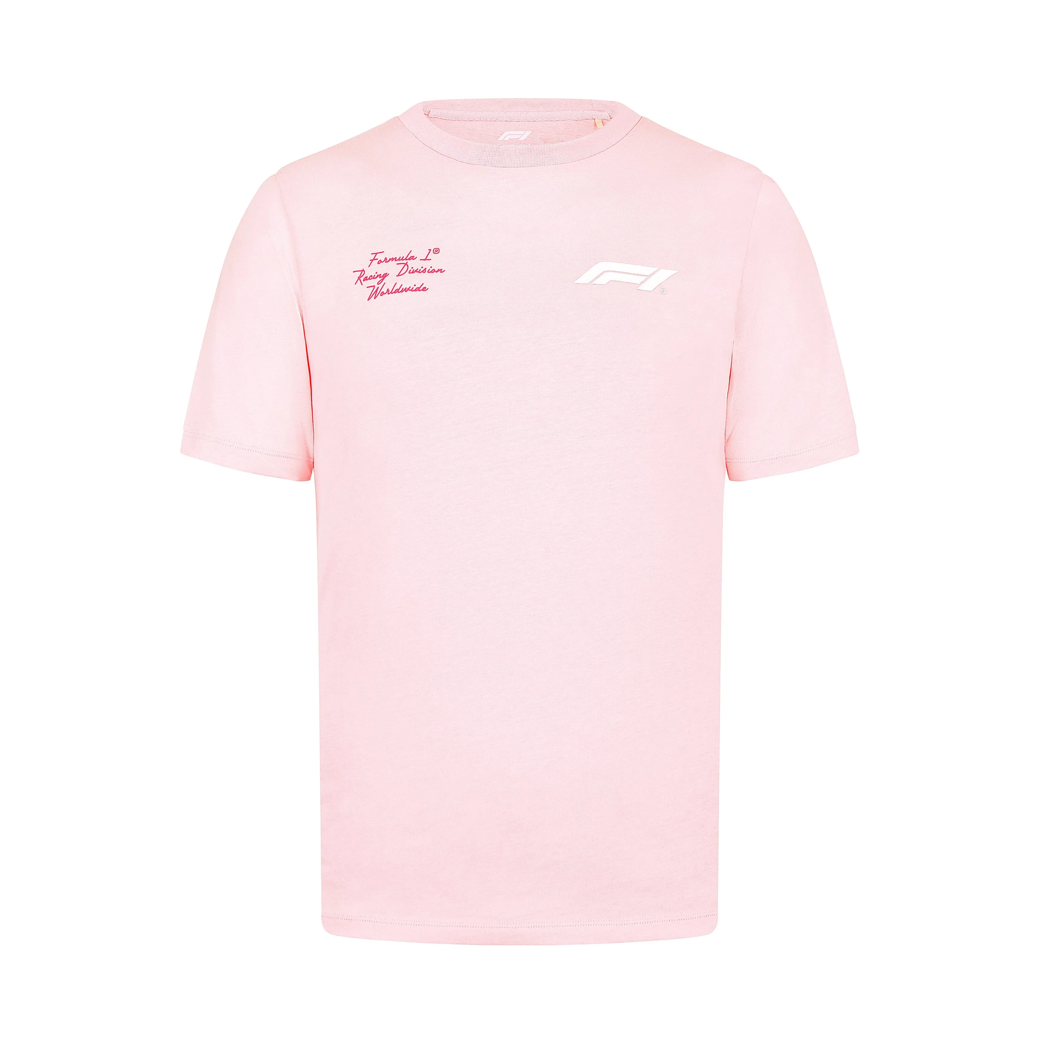 Formula 1 Tech Collection F1 "Racing Division Worldwide' T-Shirt - Yellow/Pink