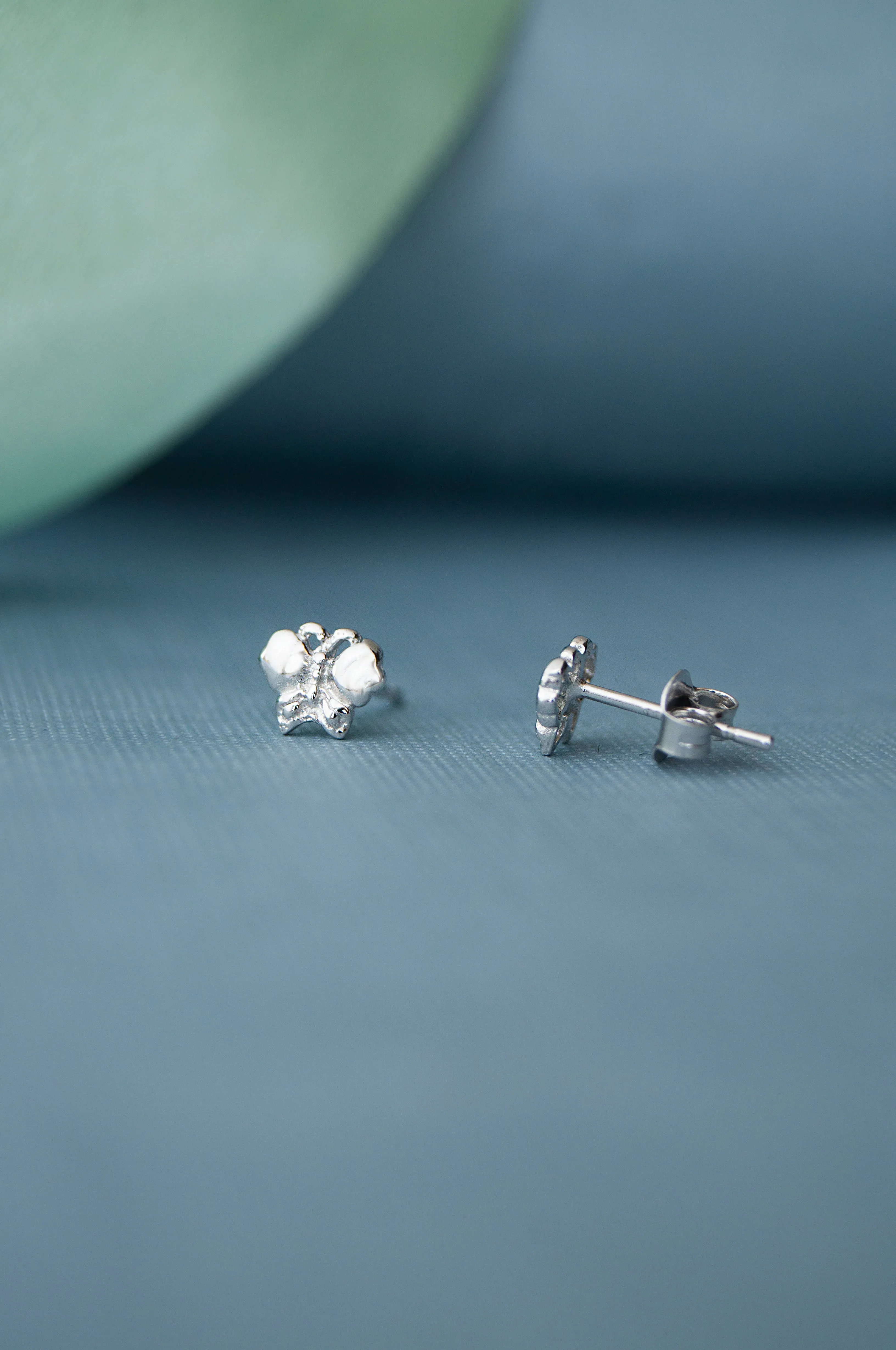 Free Like A Butterfly Mini Sterling Silver Stud Earrings