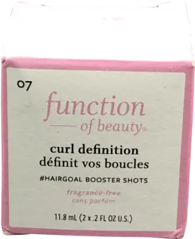 FUNCTIO OF BEAUTY Curl Definition #hairgoal Booster Shots 11.8ml 07 11.8ml