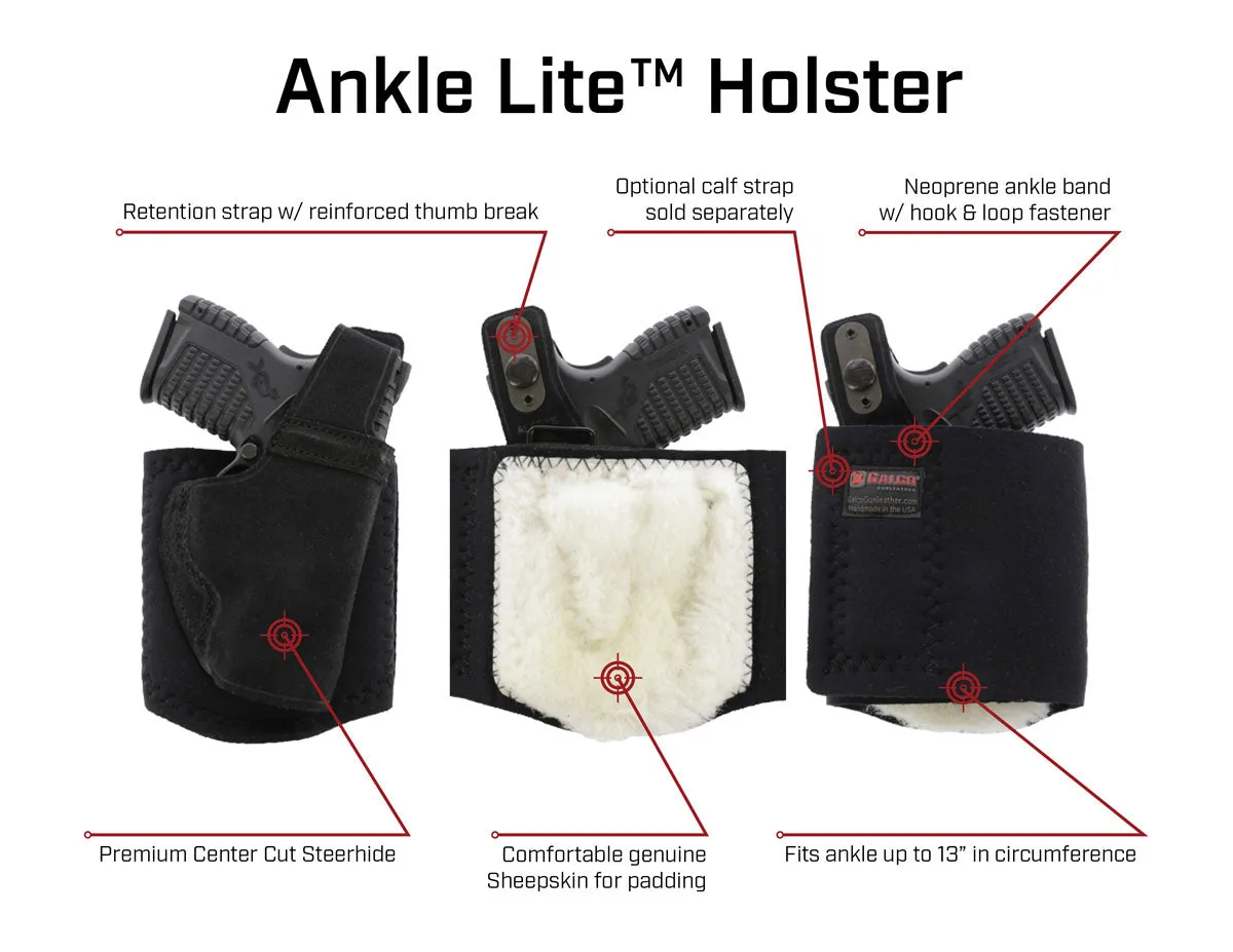 Galco Gunleather Ankle Lite Holster