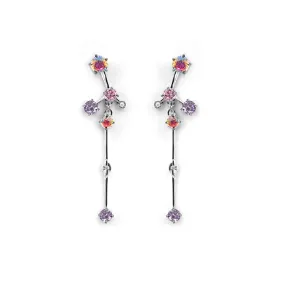 Grand Gems (L) Earrings  [Unicorn/Lavender/Pink gems]