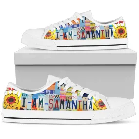 I Am Samantha Custom Low Top