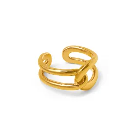 Interlocking Open Adjustable Ring