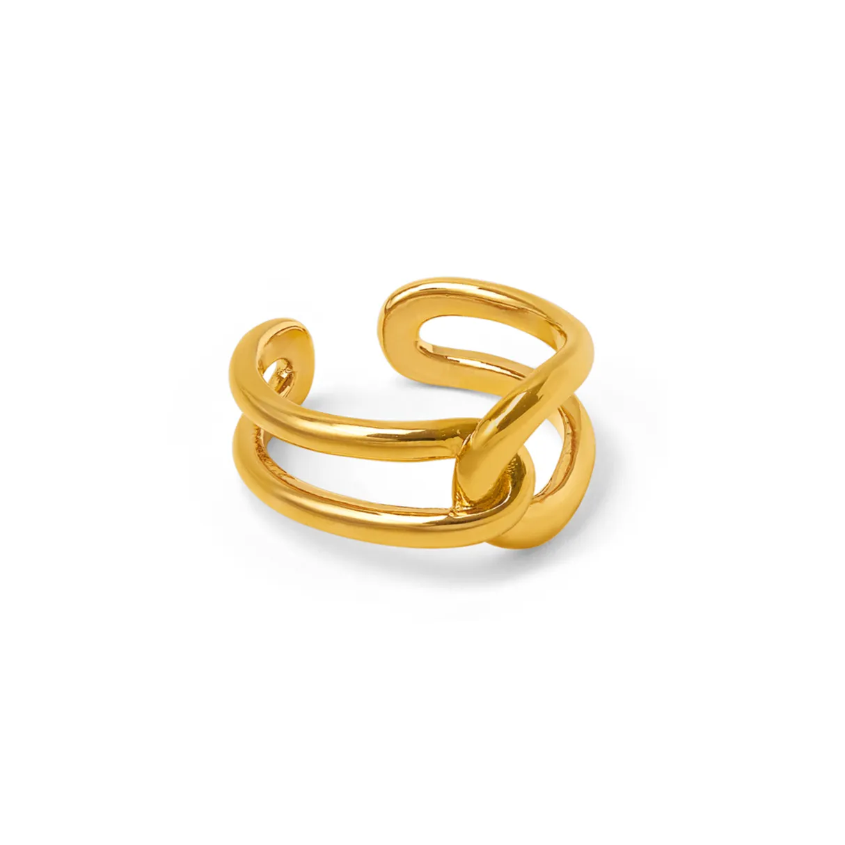 Interlocking Open Adjustable Ring