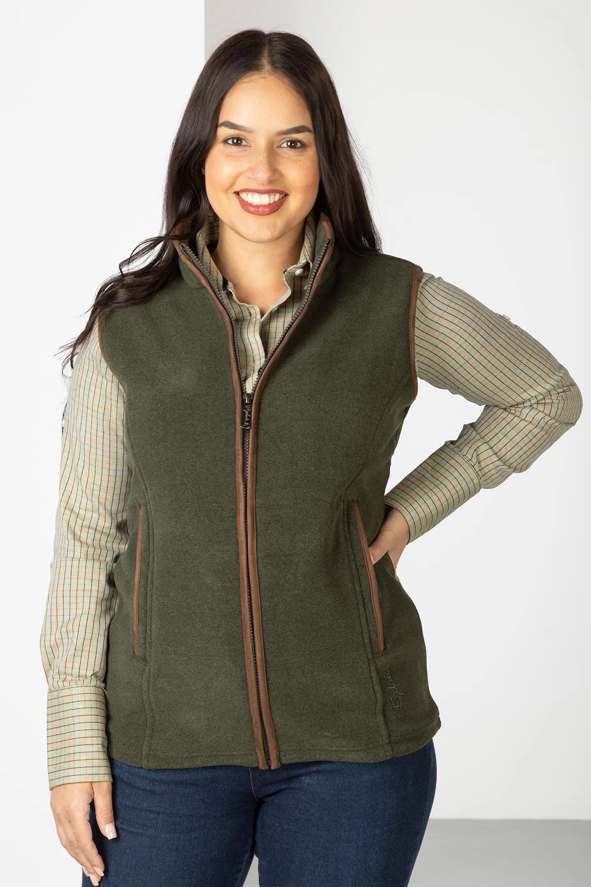 Ladies Fleece Waistcoat - Huggate