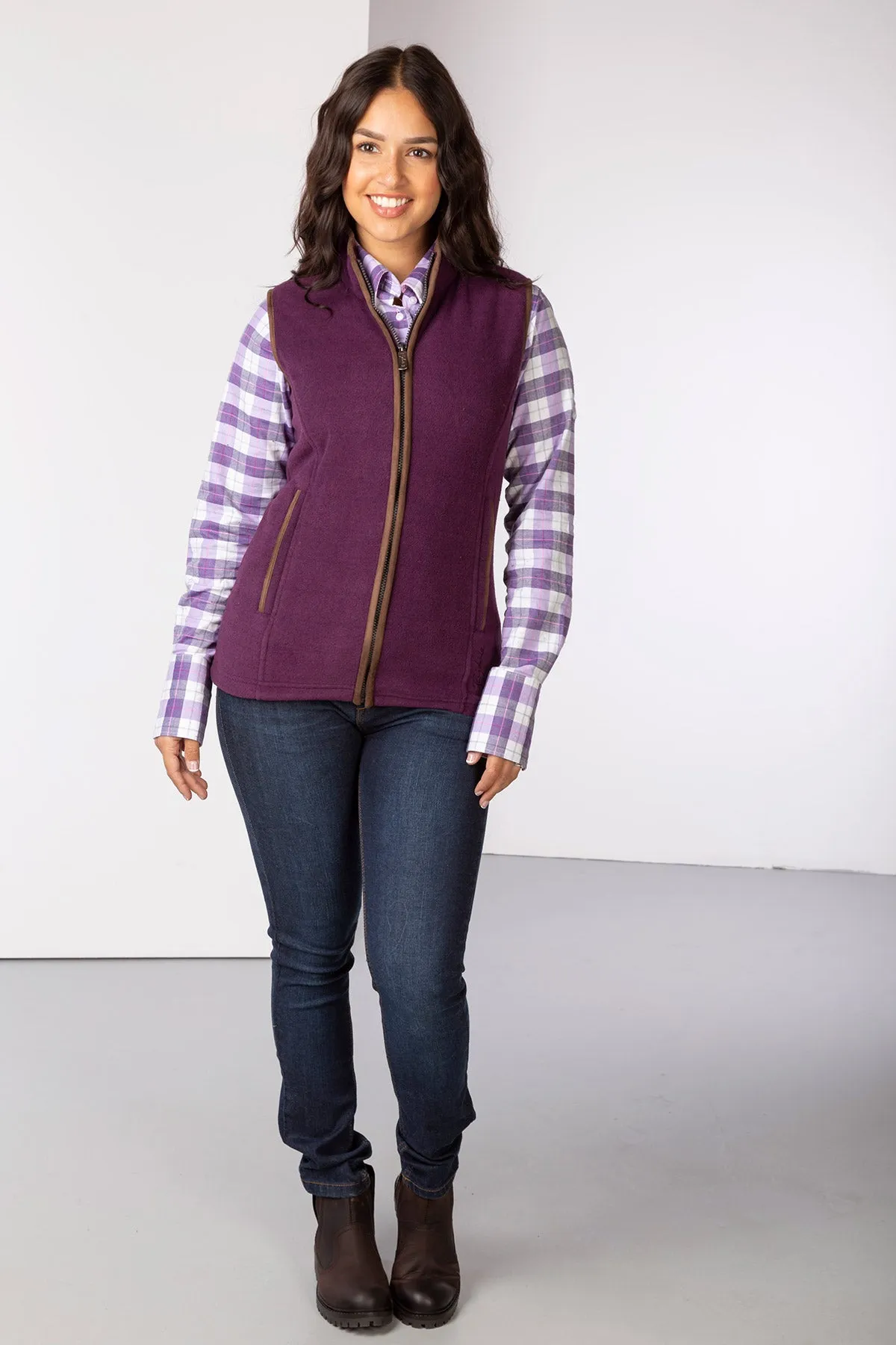 Ladies Fleece Waistcoat - Huggate