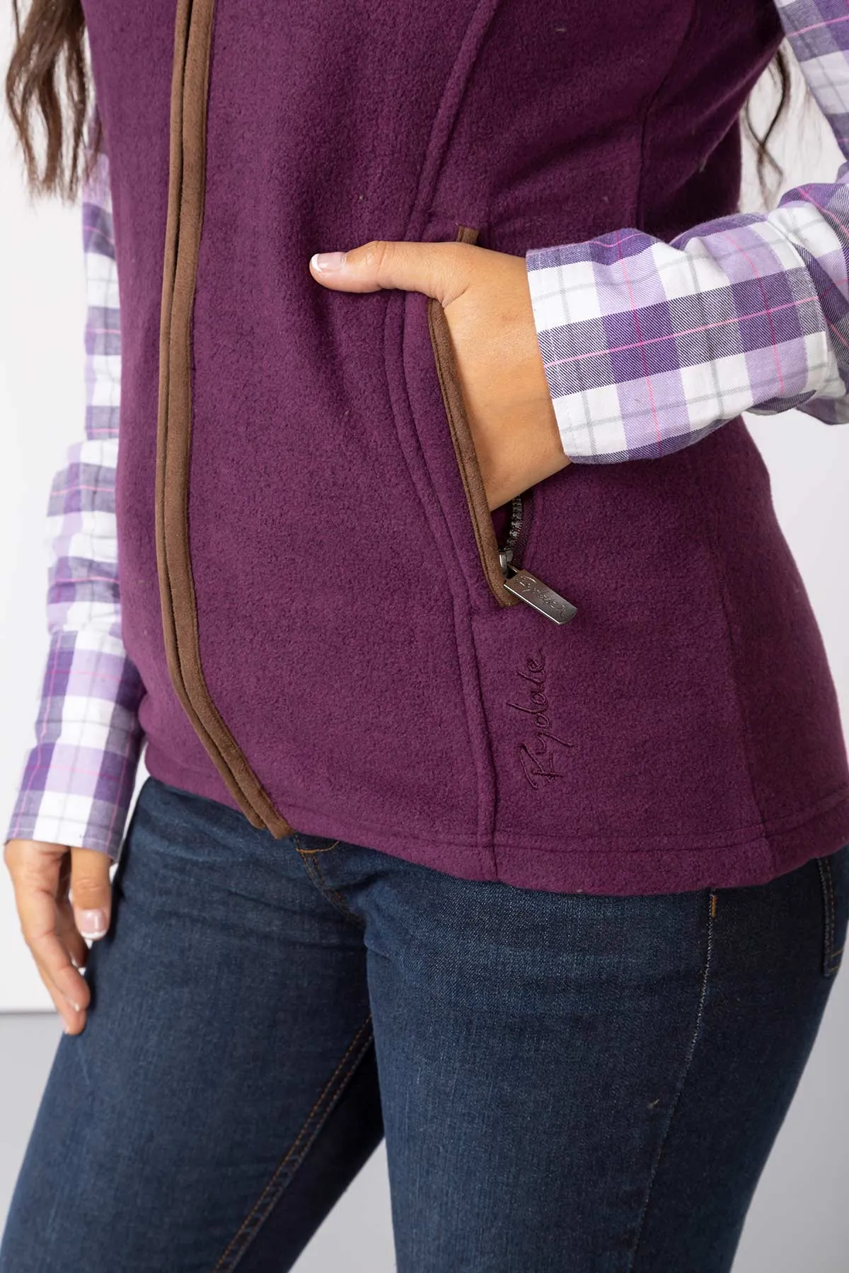 Ladies Fleece Waistcoat - Huggate