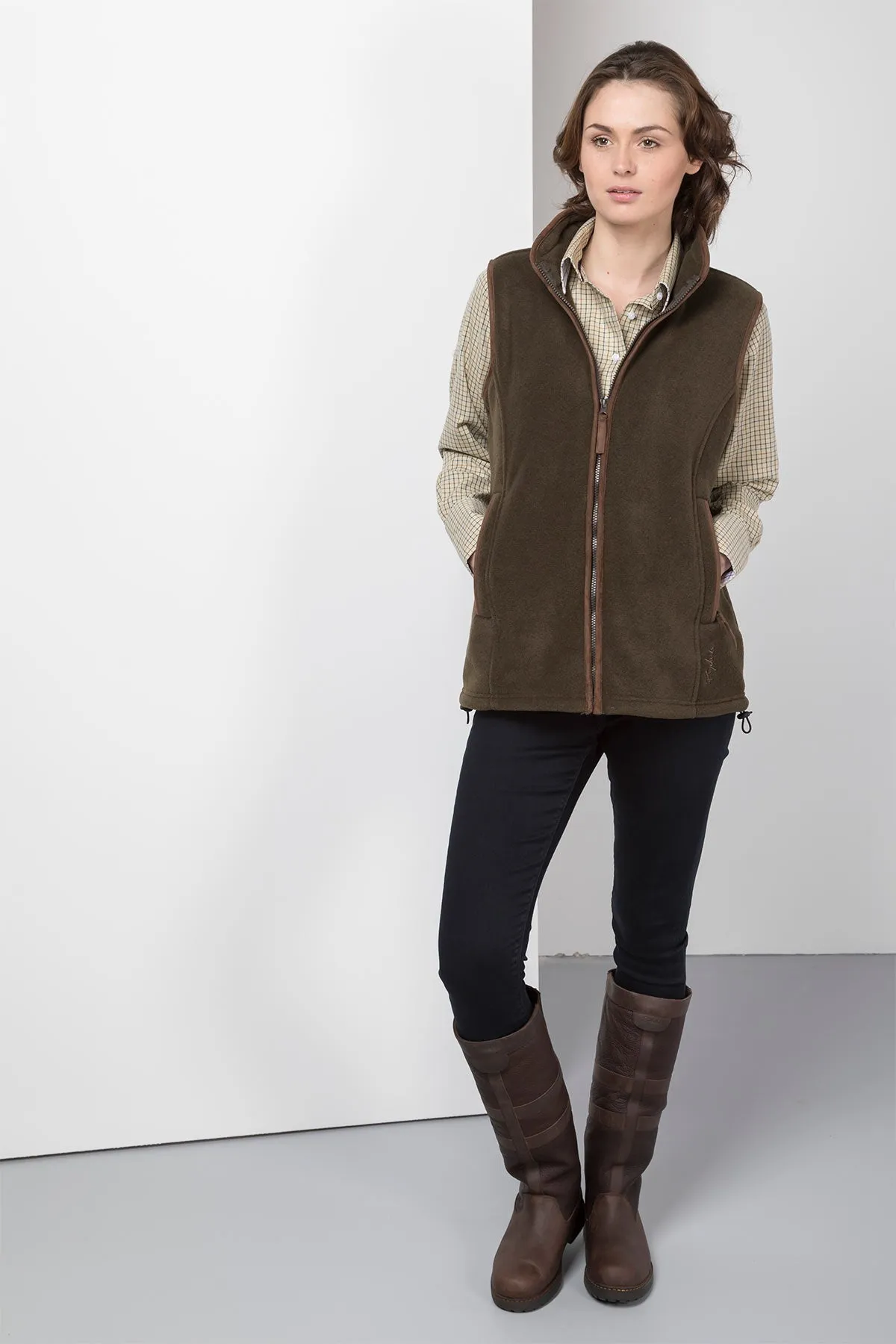 Ladies Fleece Waistcoat - Huggate