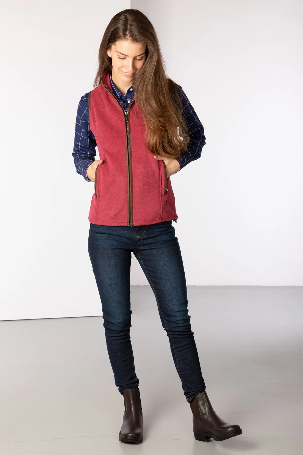 Ladies Fleece Waistcoat - Huggate