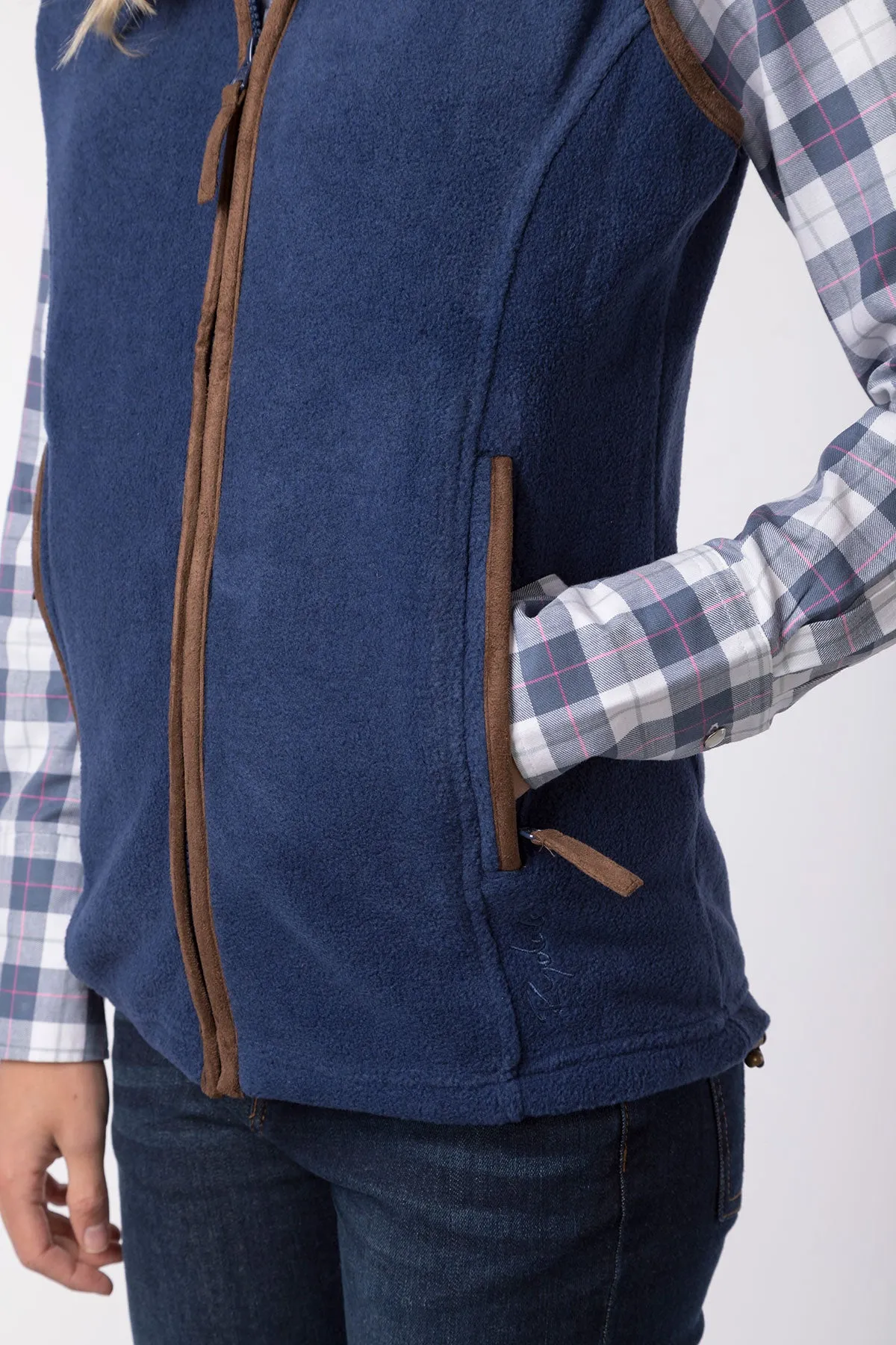 Ladies Fleece Waistcoat - Huggate