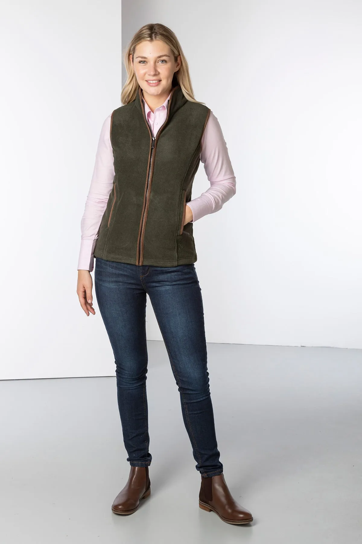 Ladies Fleece Waistcoat - Huggate