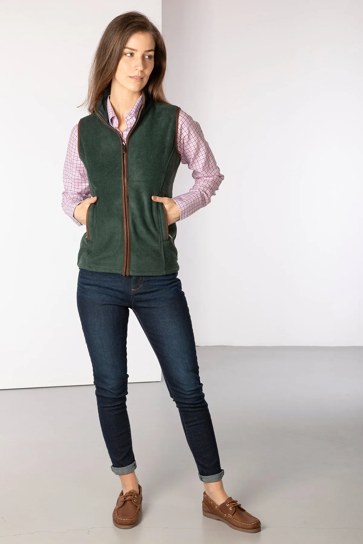 Ladies Fleece Waistcoat - Huggate