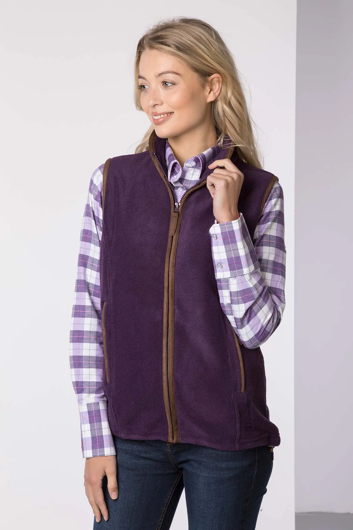 Ladies Fleece Waistcoat - Huggate