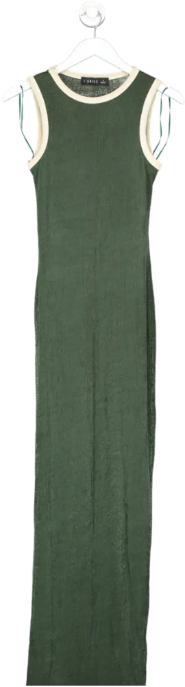 Lioness 97' Maxi Dress In Forest Green UK S