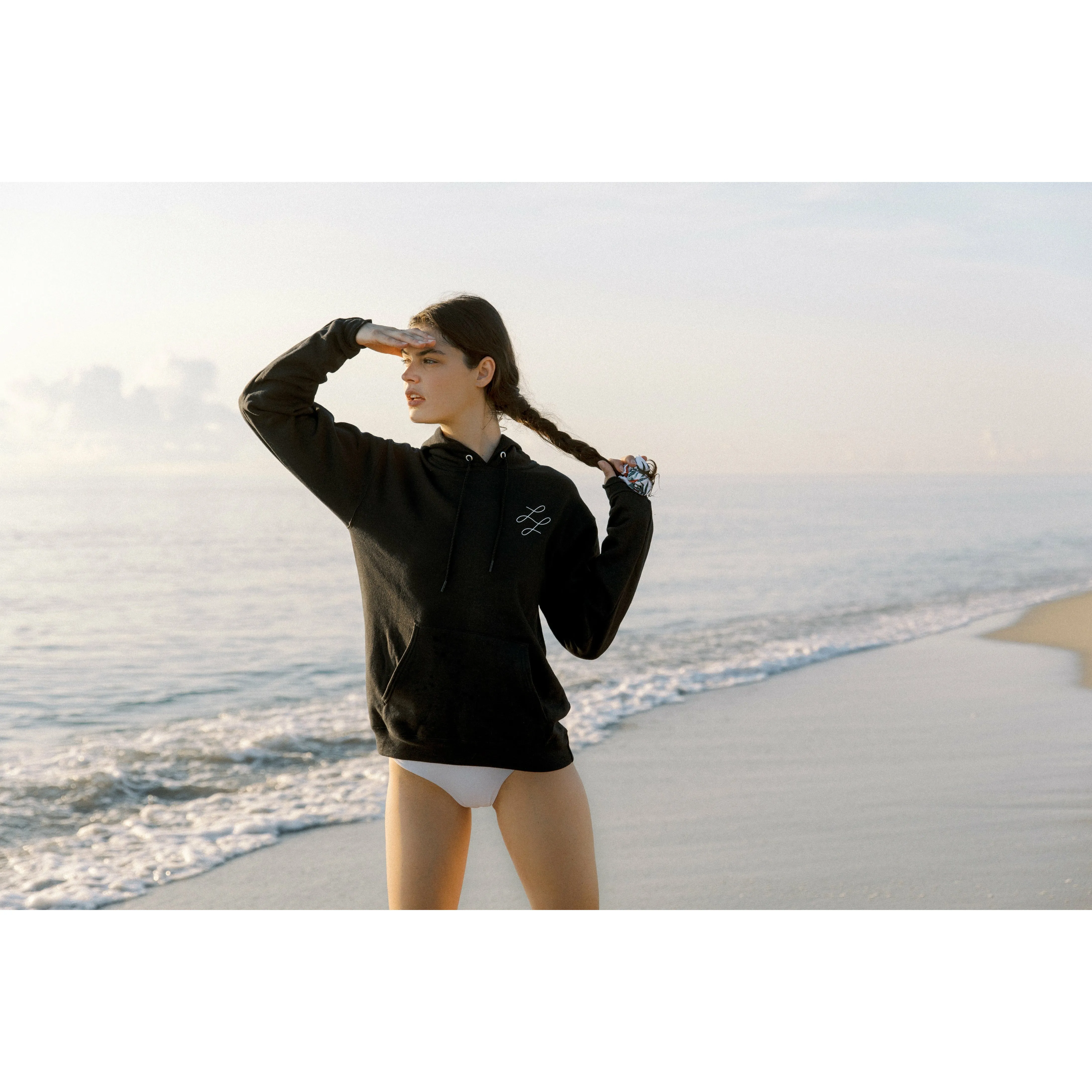 LLSwim & Surf Club Black Hoodie